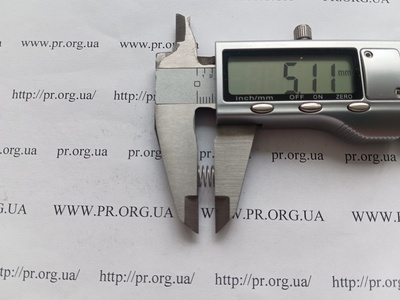 Пружина сжатия 0,4 х 7 х 5 (Артикул: A1199)