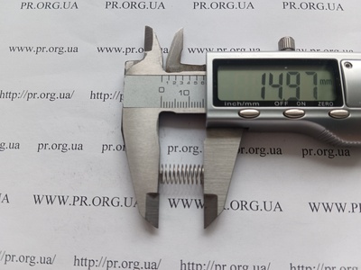 Пружина сжатия 0,4 х 7 х 15 (Артикул: A1201)