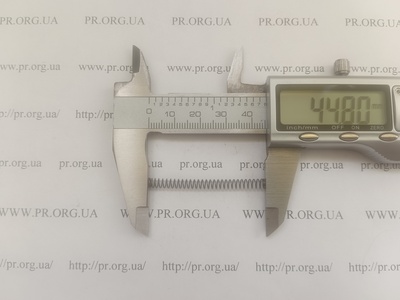 Пружина стиснення 0,4 х 4 х 44,5 (Артикул: A1207)