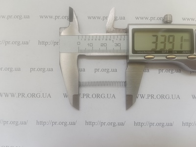 Пружина стиснення 0,2 х 4 х 34 (Артикул: A1209)