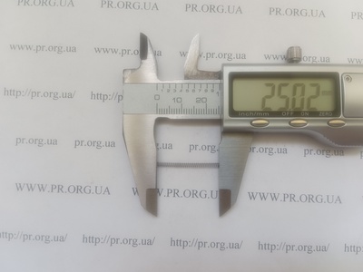 Пружина стиснення 0,2 х 2 х 25 (Артикул: A1211)