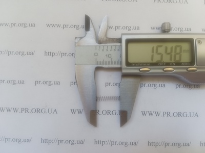 Пружина стиснення 0,2 х 3 х 15 (Артикул: A1212)