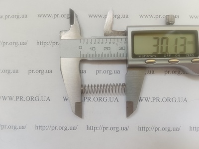 Пружина стиснення 0,5 х 7 х 30 (Артикул: A1221)