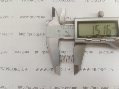 Пружина сжатия 0,5 х 8 х 15 (Артикул: A1229)