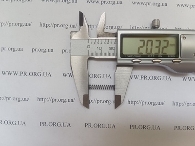 Пружина сжатия 0,5 х 4 х 20 (Артикул: A1232)