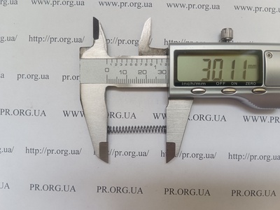 Пружина стиснення 0,5 х 4 х 30 (Артикул: A1233)