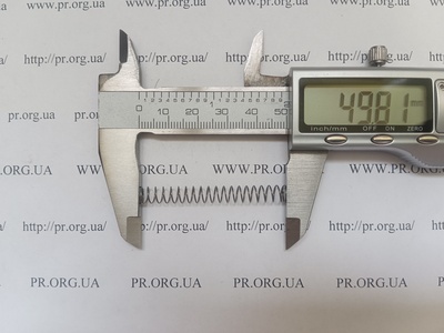 Пружина сжатия 0,5 х 6 х 49,5 (Артикул: A1235)