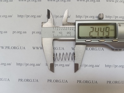 Пружина сжатия 0,5 х 9,8 х 24,5 (Артикул: A1239)