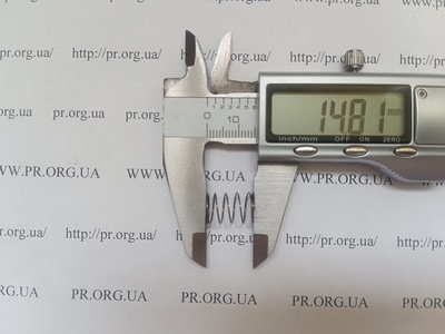 Пружина сжатия 0,5 х 9,7 х 14,5 (Артикул: A1240)