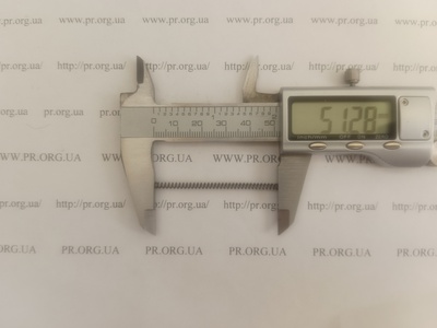Пружина сжатия 0,6 х 3 х 51 (Артикул: A1242)