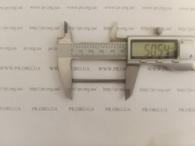 Пружина сжатия 0,6 х 4 х 50,5 (Артикул: A1243)