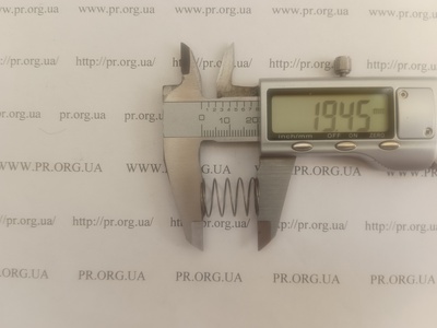 Пружина сжатия 0,6 х 14 х 19 (Артикул: A1248)