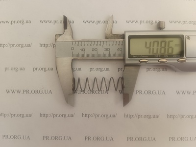 Пружина сжатия 0,8 х 12 х 40,5 (Артикул: A1253)