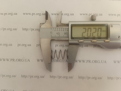 Пружина сжатия 0,8 х 12 х 20 (Артикул: A1254)