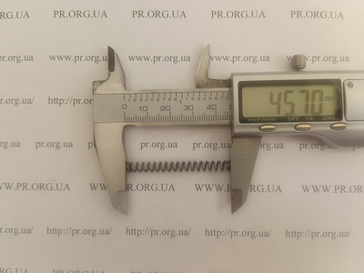 Пружина стиснення 0,9 х 5 х 45,5 (Артикул: A1257)