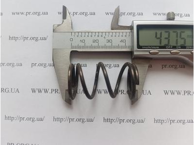 Пружина стиснення 2,5 х 25 х 43,5 (Артикул: G1021)