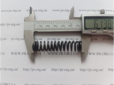 Пружина сжатия 2 х 13,6 х 61 (Артикул: G1030)