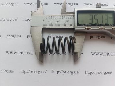 Пружина стиснення 2 х 18,2 х 35 (Артикул: G1031)
