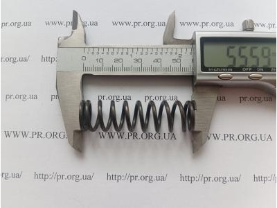 Пружина сжатия 2 х 15,8 х 55,5 (Артикул: G1032)