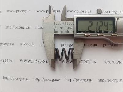 Пружина стиснення 2 х 15 х 21 (Артикул: G1034)