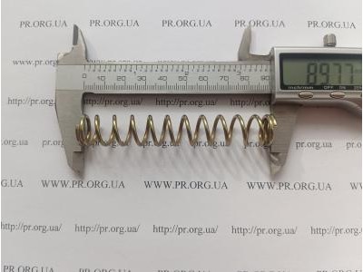 Пружина сжатия 1,8 х 15 х 90 (Артикул: G1036)