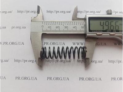 Пружина стиснення 1,6 х 14,2 х 49,5 (Артикул: G1039)