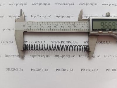 Пружина стиснення 1,2 х 9,4 х 96 (Артикул: G1049)