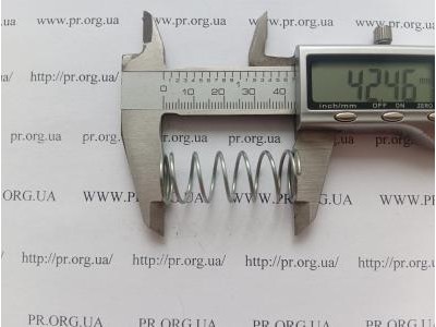 Пружина сжатия 1,2 х 16,7 х 42,5 (Артикул: G1050)