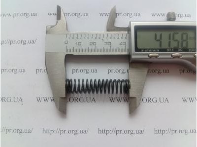 Пружина стиснення 1,2 х 10 х 41,5 (Артикул: G1070)