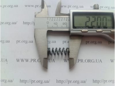 Пружина сжатия 1,2 х 8,1 х 22 (Артикул: G1071)