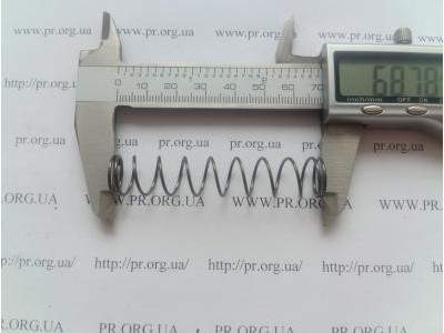 Пружина стиснення 1 х 13,2 х 69 (Артикул: G1073)