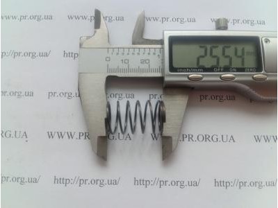 Пружина стиснення 1 х 15 х 25,5 (Артикул: G1074)