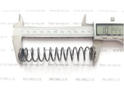 Пружина стиснення 2 х 20 х 101,5 (Артикул: G1084)