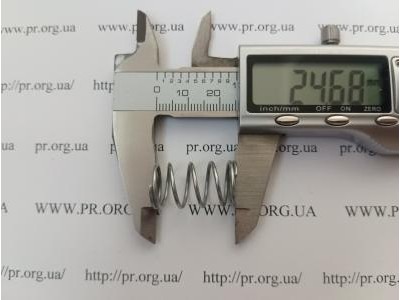 Пружина сжатия 1,2 х 14 х 24,5 (Артикул: G1092)