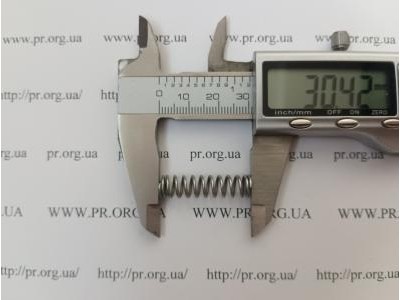 Пружина стиснення 1 х 7,8 х 30,5 (Артикул: G1094)