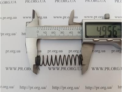 Пружина сжатия 1 х 12,2 х 49,5 (Артикул: G1098)