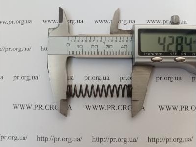 Пружина стиснення 1 х 8,6 х 42,5 (Артикул: G1099)