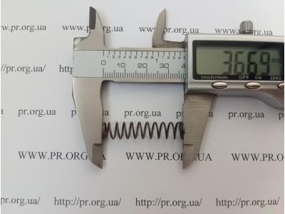 Пружина на сжатие 0,8 х 8 х 36,5 (Артикул: G1101)