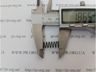 Пружина сжатия 0,8 х 8 х 18,5 (Артикул: G1103)