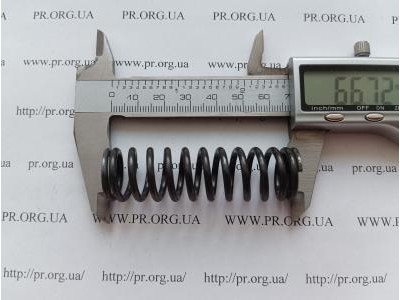 Пружина сжатия 2,5 х 19 х 67 (Артикул: G1106)