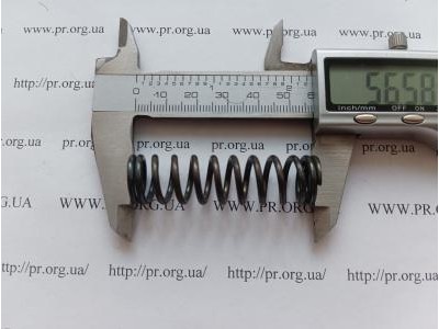 Пружина стиснення 2 х 15,5 х 56 (Артикул: G1121)