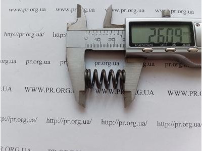 Пружина стиснення 2 х 13,4 х 26 (Артикул: G1124)