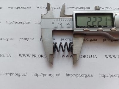 Пружина сжатия 1,6 х 11,5 х 22 (Артикул: G1126)