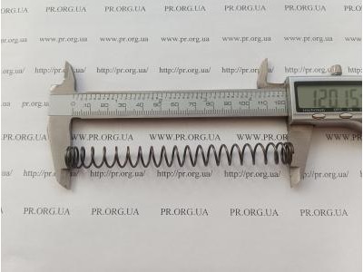 Пружина стиснення 1,2 х 12 х 120 (Артикул: G1134)