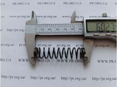 Пружина сжатия 1,5 х 14 х 58 (Артикул: G1153)
