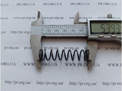 Пружина сжатия 1,4 х 13,2 х 54 (Артикул: G1155)