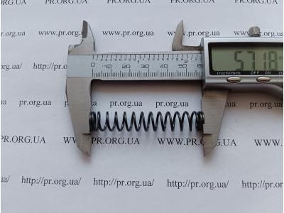 Пружина сжатия 1,2 х 10,4 х 57 (Артикул: G1158)