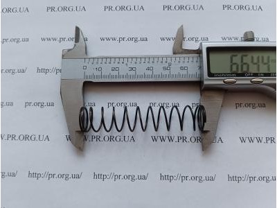 Пружина стиснення 1 х 14,2 х 66,5 (Артикул: G1160)