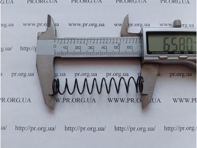 Пружина стиснення 1 х 12,2 х 65,5 (Артикул: G1162)