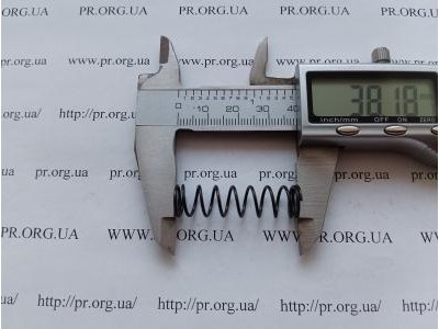 Пружина сжатия 1 х 10,2 х 38 (Артикул: G1164)